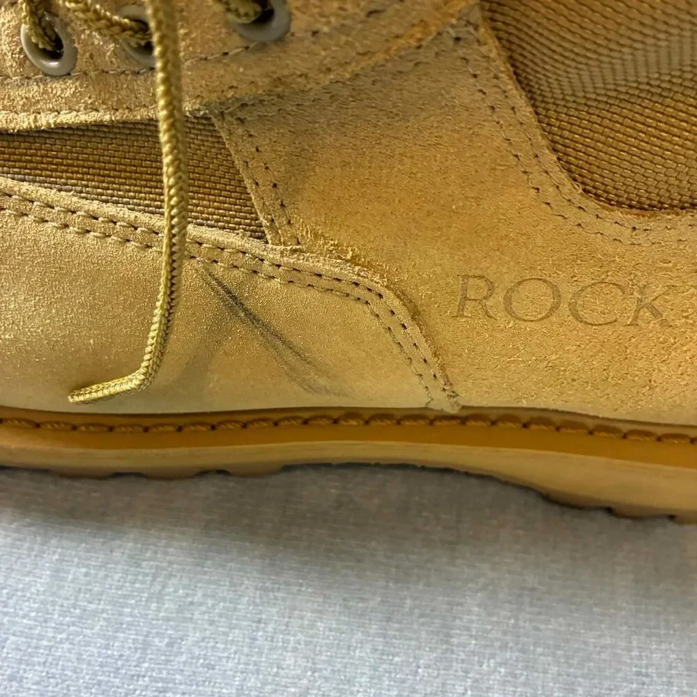 Rocky 790G Mens 11.5 R Gore Tex Tactical Military Combat Boots Tan Vibram EUC